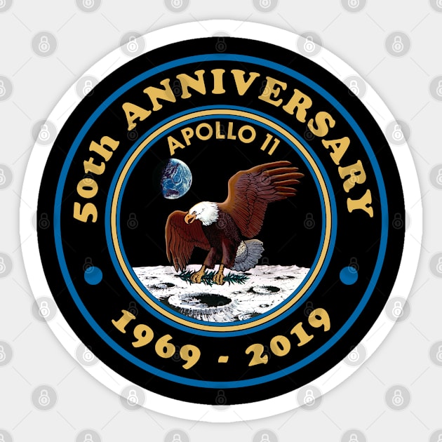 Apollo 11 50th Anniversary Sticker by deadright